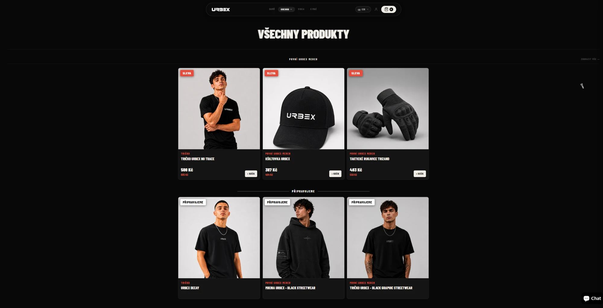 MAJKY URBEX e-shop